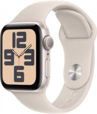 Смарт-часы Apple Watch SE GPS (A2722), 40 мм, Starlight, Starlight Sport Band (M L) (MR9V3QP A)