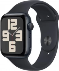 Смарт-часы Apple Watch SE GPS (A2723), 44 мм, Midnight, Midnight Sport Band (S M) (MRE73QP A)