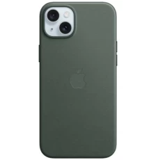 Бампер для Apple iPhone 15 Plus "FineWoven" (A3133), Evergreen, MagSafe (MT4F3ZM/A)