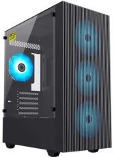 Корпус GameMax Edge Black, без БЖ, Micro ATX