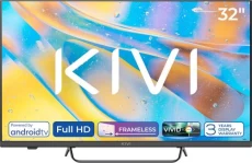 Телевізор 32" Kivi 32F760QB, Black
