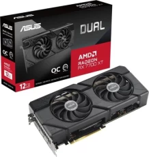 Відеокарта Radeon RX 7700 XT, Asus, DUAL OC, 12Gb GDDR6 (DUAL-RX7700XT-O12G)