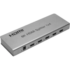 Сплиттер HDMI 1x4, версия 1.4, 8K, PowerPlant (CA914203)