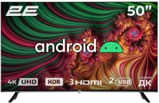 Телевізор 50" 2E 50A07K, Black (2E-50A07K)