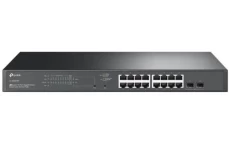 Коммутатор TP-LINK TL-SG2218P, 16x1FE, 2x1GE/SFP