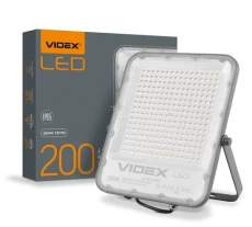 Прожектор LED, Videx Premium F2, Grey, 200 Вт, 26 000 Лм (VL-F2-2005G)