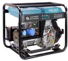 Дизельний генератор Konner&Sohnen KS 6100HDE, Black/Blue