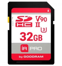 Карта памяти SDHC, 32Gb, Goodram IRDM PRO S9B0 (IRP-S9B0-0320R11)