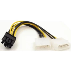 Переходник питания 8-pin VGA (M) - 2 x Molex (M), 20 см (S0107)