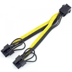 Переходник питания 6-pin VGA (F) - 2 x 6+2-pin VGA (M), 50 см (S0932)