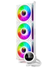 Система жидкостного охлаждения GameMax IceBurg 360 Digital, White
