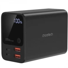 Універсальна мобільна батарея 27000 mAh, Choetech B635, Black, 222.5 Вт