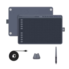 Графічний планшет Huion HS611 + рукавичка, Black