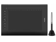 Графічний планшет Huion H610Pro V2 + рукавичка, Black