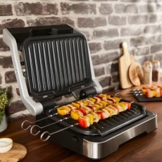 Электрогриль Tefal OptiGrill, Silver, 2100W (GC772D30)