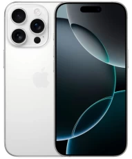 Смартфон Apple iPhone 16 Pro (A3293), White Titanium, 256Gb (MYNJ3SX/A)