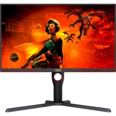 Монитор 27" AOC U27G3X/BK, Black/Red