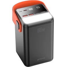 Універсальна мобільна батарея 60000 mAh, Proove Powerbox, Black, 65 Вт (PBPB65412201)
