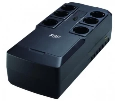 ДБЖ FSP NanoFit 600, 600ВА/360Вт, SCHUKO, USB/2хUSB зар 5V/1A(Max.), AVR (PPF3602303)