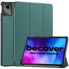 Чехол-книжка для планшета Lenovo Tab M11 (2024) (TB-TB330FU), 11", BeCover Smart Case, Dark Green