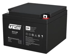 Акумуляторна батарея GEM Battery, 12V, 28 Агод, AGM, T3 (GS 12-28)