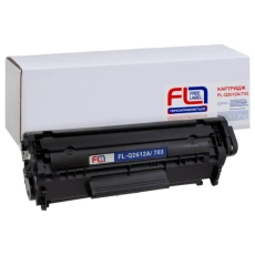 Картридж HP 12A (Q2612A), Black, Free Label (FL-Q2612A/703)