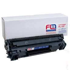 Картридж Canon 737, Black, Free Label (FL-737)