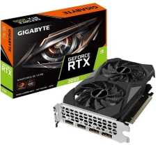 Видеокарта GeForce RTX 3050, Gigabyte, WINDFORCE OC V2, 6Gb GDDR6 (GV-N3050WF2OCV2-6GD)