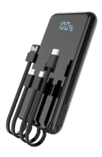 Універсальна мобільна батарея 10000 mAh, Aspor A305 (QC4.0+PD/ 22.5W) Black