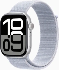 Смарт-часы Apple Watch 10 GPS (A2999), 46 мм, Silver, Blue Cloud Sport Loop (MWWN3QH/A)