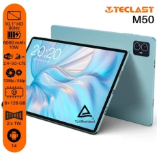 Планшет 10.1" Teclast M50 LTE 6/128GB, Blue