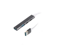 Хаб USB Maxxter HU3A-4P-03, Grey