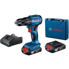 Шуруповерт-дрель ударный Bosch GSB 185-Li, Blue/Black, 18В / 2Ah, 1900 об/мин