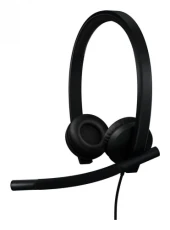 Наушники Logitech H570e (Teams, Stereo), Black, Type-C (981-001431)