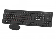 Комплект бездротовий Maxxter KMS-WCM-02B-UA, Black