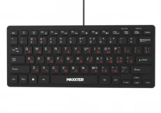 Клавиатура Maxxter KBM-C01B-UA, Black
