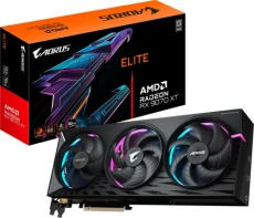 Видеокарта Radeon RX 9070 XT, Gigabyte, AORUS ELITE, 16Gb GDDR6 (GV-R9070XTAORUS E-16GD)