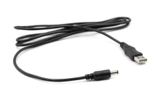 Кабель питания USB 5V - DC 5V (5.5x2.1 мм), Black, 1 м, PowerPlant (CA911356)