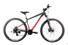 Велосипед горный Trinx M600 Elite 27.5" 21" 2022 Matt-Black-White-Red