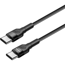 Кабель Type-C - Type-C, 2 м, Black, ColorWay, 240 Вт, 5A, PVC / Aluminum Alloy (CW-CBPDCC070-BK)
