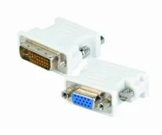Переходник DVI-I (M) - VGA (F), Cablexpert, White (A-DVI-VGA)