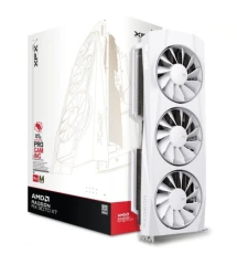 Видеокарта Radeon RX 9070 XT, XFX, Quicksilver Magnetic Air Edition (White) (RX-97TMAQKW9)