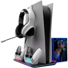Многофункциональная охлаждающая подставка Canyon CS-51, Black, для PlayStation Slim (CND-CSPS5B-1)