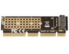 Плата-адаптер Frime, PCIe 3.0 x4 / x8 / x16, NVMe, 1xM.2 (ECF-PCIEtoSSD006)