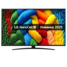 Телевізор 50" LG 50NANO81A6A, Black