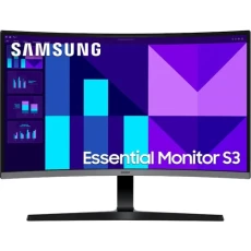 Монітор вигнутий 27" Samsung Essential S3, Black (LS27D390GAIXCI)