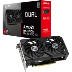 Видеокарта Radeon RX 9060 XT, Asus, DUAL, 8Gb GDDR6 (DUAL-RX9060XT-8G)