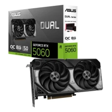 Відеокарта GeForce RTX 5060, Asus, DUAL OC, 8Gb GDDR7 (DUAL-RTX5060-O8G)