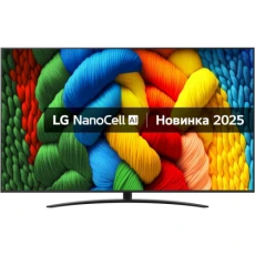 Телевизор 86" LG 86NANO81A6A, Black