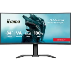 Монитор изогнутый 34" Iiyama G-Master GCB3484WQSU-B1, Black